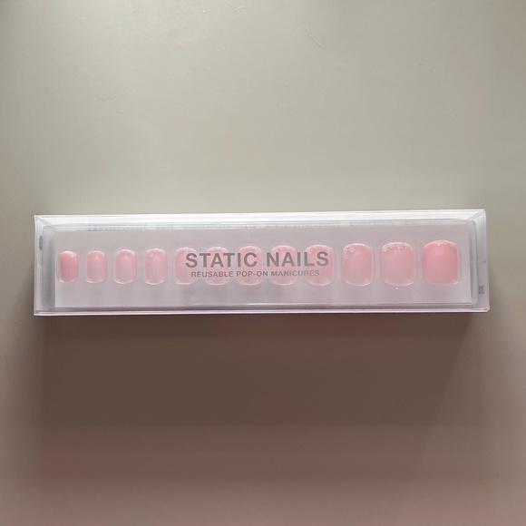 NEW Static OH DAISY SQUARE Nails with Hand Creme Set - Picture 6 of 10